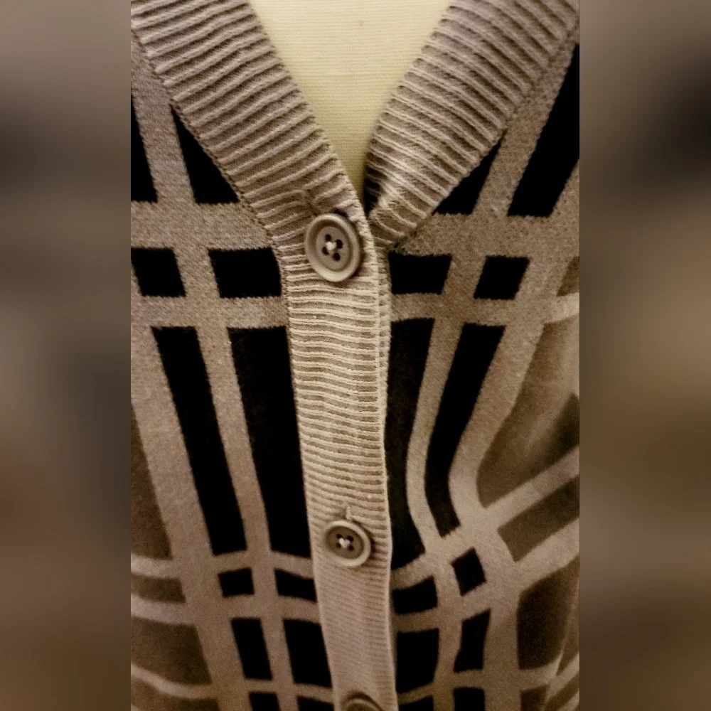 NWOT JOAN RIVERS BAUMWOLLE CARDIGAN